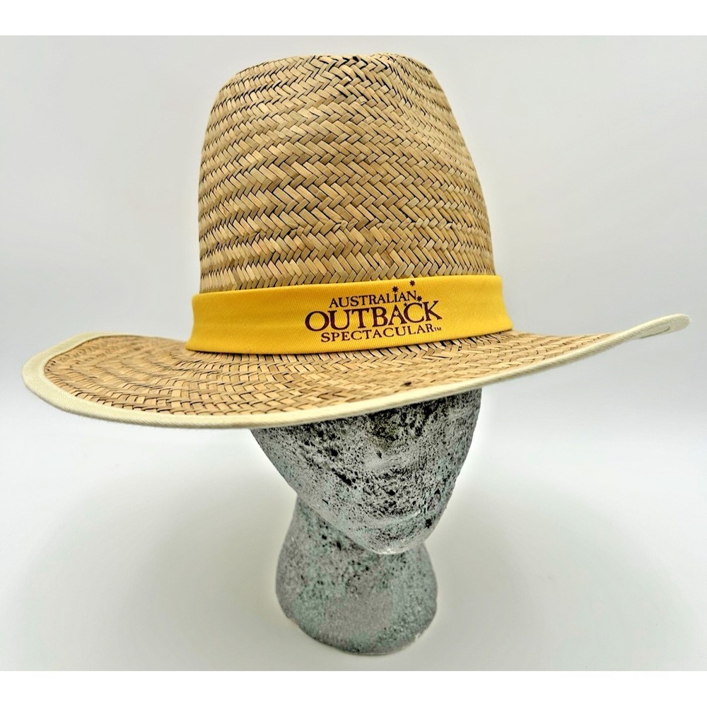 Vintage‎ 2006 Australian Outback Spectacular Straw Hat R.M. Williams Size S/M